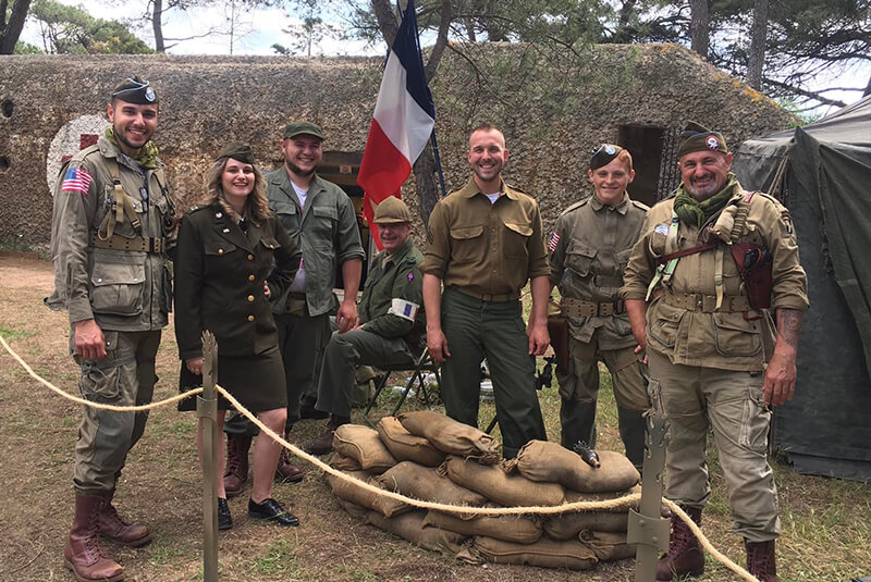 Visite Bunker 638 seconde guerre mondiale camping la tamarissiere