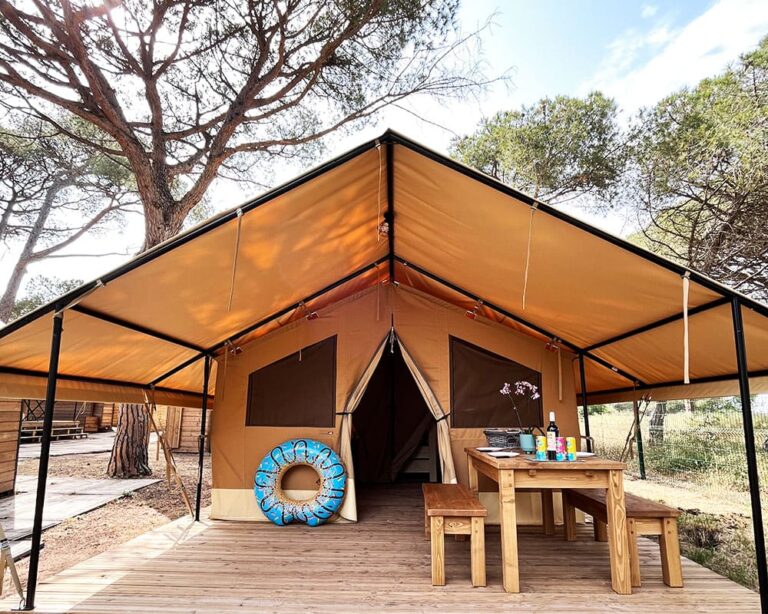 tente masai camping la tamarissiere hébergement écoresponsable