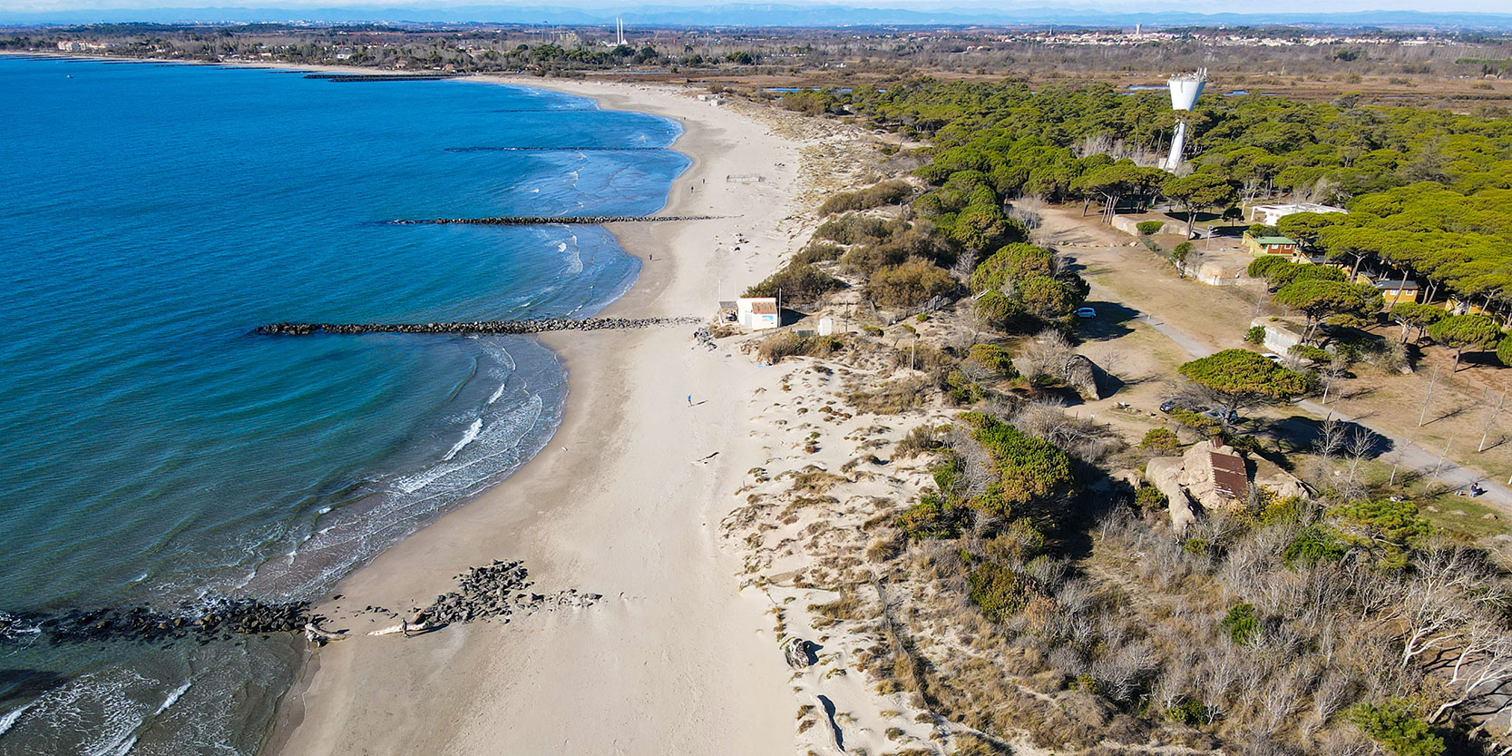 Campsite with multi-sports field