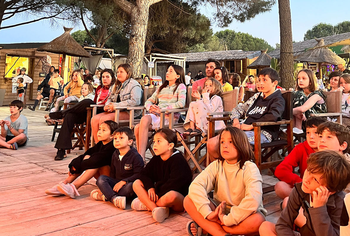 Campsite with restaurant