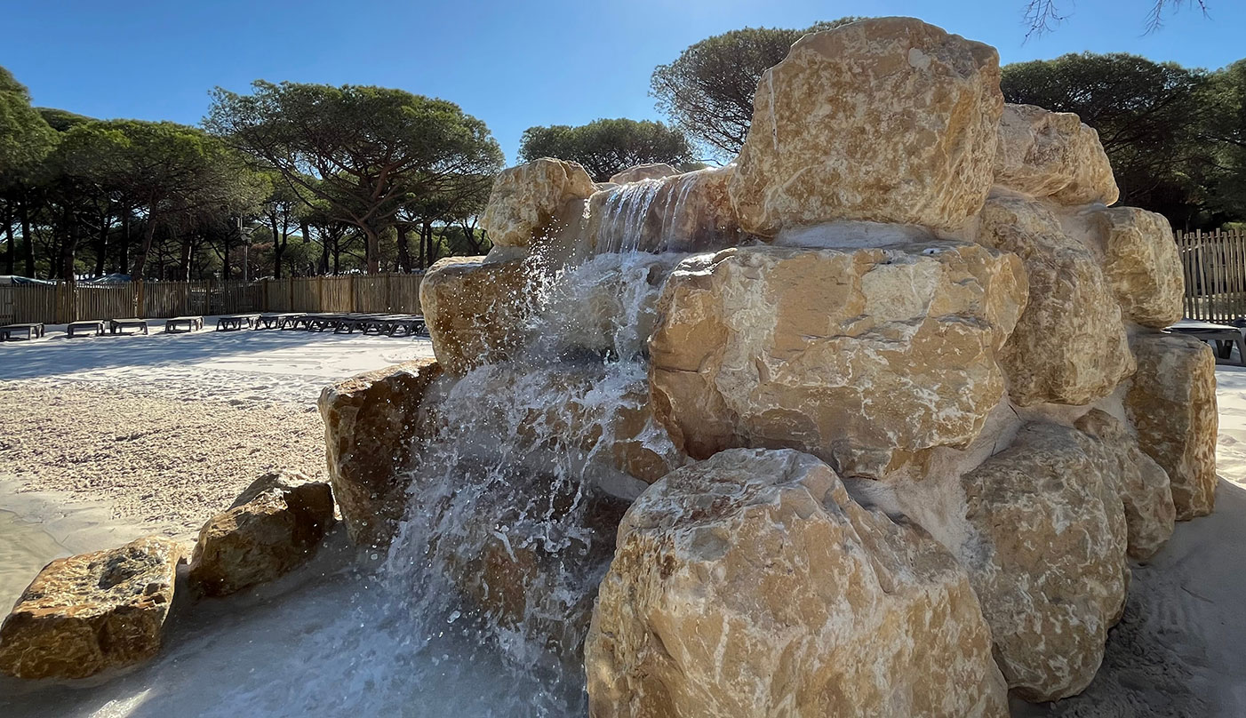 Camping with services