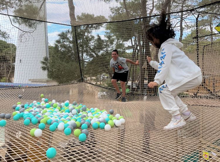 Camping with services