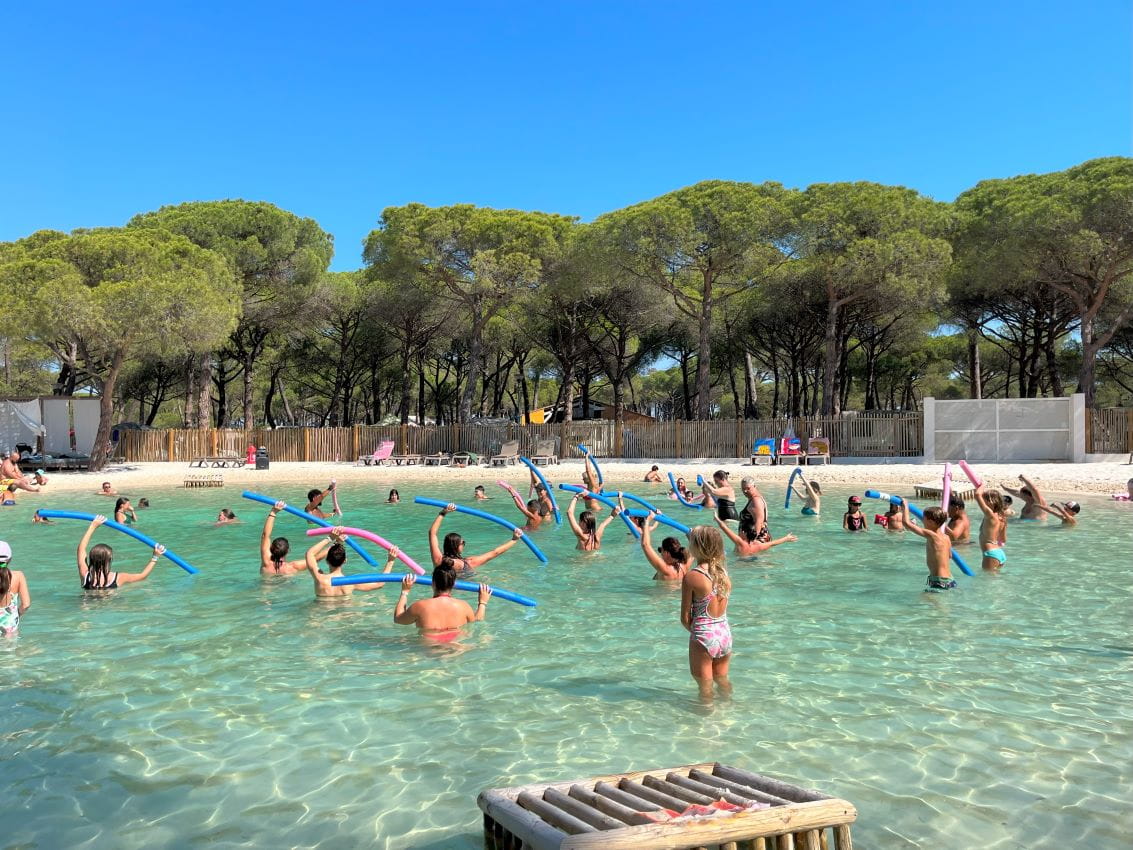 Camping with services