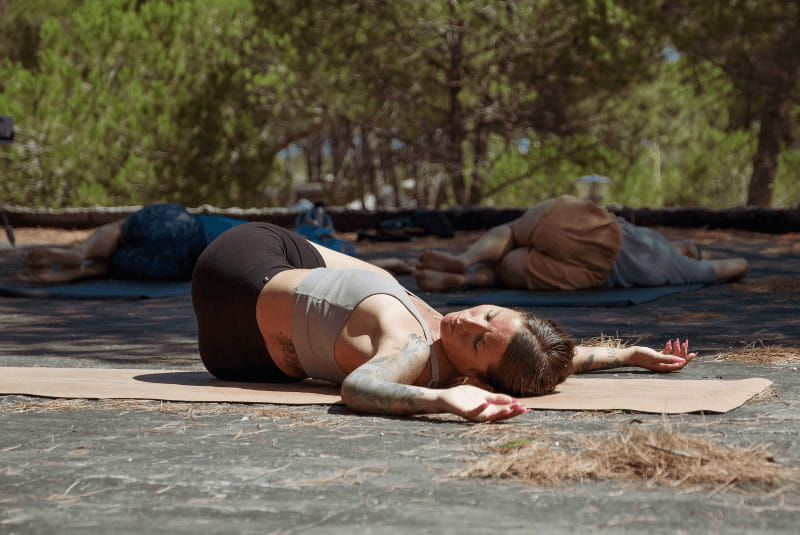 Camping with entertainment