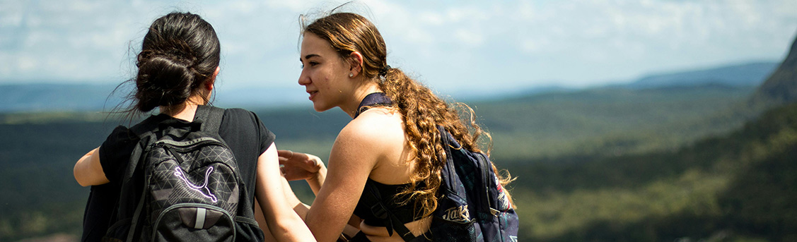 gearing up for hiking