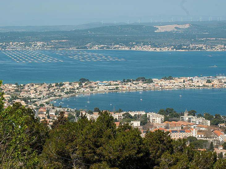Sète en bord de mer