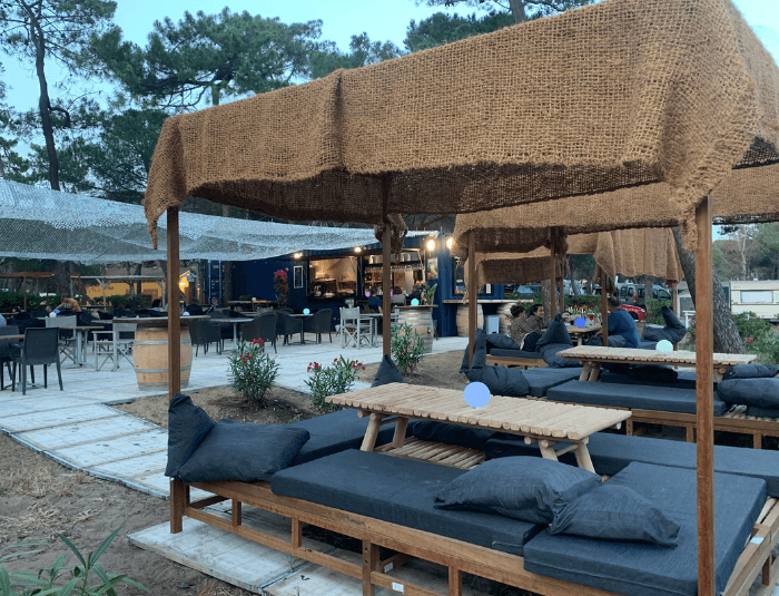 Espace restauration camping la Tamarissiere a Agde